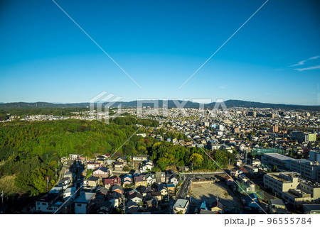 《愛知県》スカイワードあさひ展望室からの展望　瀬戸市方面 96555784
