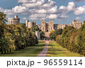 Windsor castle with public park a royal residence at Windsor in the English county of Berkshire. 96559114