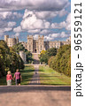 Windsor castle with public park a royal residence at Windsor in the English county of Berkshire. 96559121