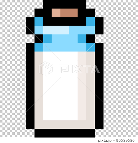 牛奶瓶的像素圖 96559586