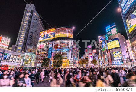 日本の東京都市景観 BQ.1.1…マスク盲信…換気欠如、再び感染爆発は必然…＝11月19日、渋谷 96560874
