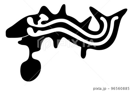 Geoglyph of the whale from Nazca 96560885
