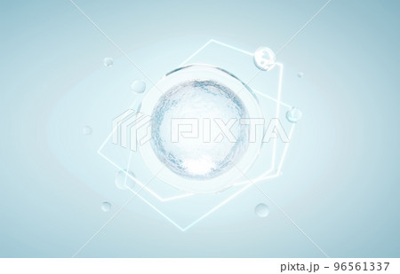 Cosmetics Essence molecule, collagen, Vitamin or Serum drop water for moisturizer. Liquid molecule chemical structure on water background. Cosmetics power treatment. Natural product. 3d rendering. Cosmetics Essence molecule, collagen, Vitamin or Serum drop water for moisturizer. Liquid molecule chemical structure on water background. Cosmetics power treatment. Natural product. 3d rendering. 96561337