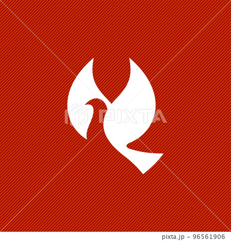Dove, a symbol of peace and purity. The biblical symbol of the Holy Spirit. 96561906