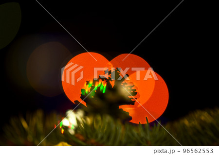 xmas cone bokeh light xmas cone bokeh light 96562553