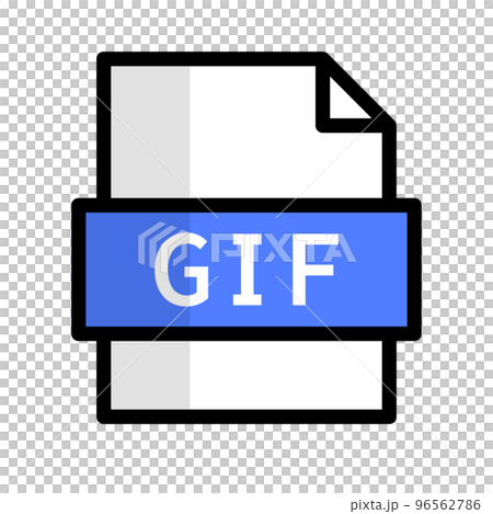 GIF file icon. vector. 96562786