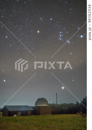 福島県鮫川村 鹿角平天文台の星景写真 福島県鮫川村 鹿角平天文台の星景写真 96562938