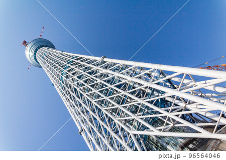 「東京都」建設中の東京スカイツリー 96564046
