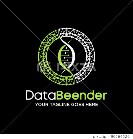 Simple and unique DNA sign with art tech motif around it template image graphic icon logo design abstract concept vector stock. Can be used as symbol related to mediacal science or health Simple and unique DNA sign with art tech motif around it template image graphic icon logo design abstract concept vector stock. Can be used as symbol related to mediacal science or health 96564526