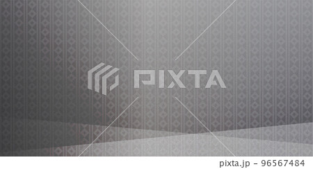 銀色の釘抜繋ぎの和柄背景 日本の伝統文様 背景素材 銀色の釘抜繋ぎの和柄背景 日本の伝統文様 背景素材 96567484