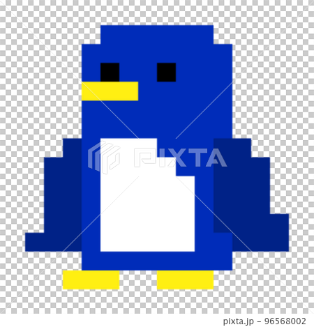 企鵝像素圖片圖標 96568002