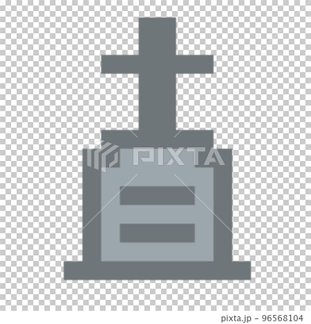Western-style grave 1 pixel picture icon 96568104