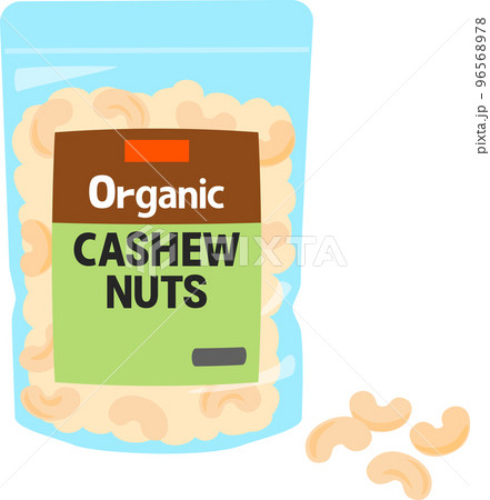 袋入りのカシューナッツ 96568978
