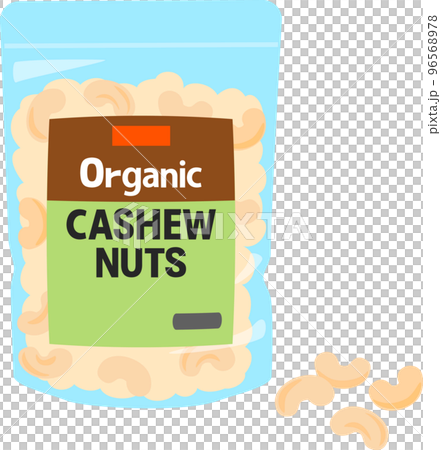 袋入りのカシューナッツ 96568978