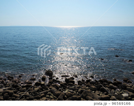 道の駅阿久根から見る東シナ海　鹿児島県阿久根市大川 96569166