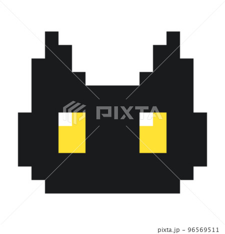Pixel Black Cat Stock Illustrations – 514 Pixel Black Cat Stock  Illustrations, Vectors & Clipart - Dreamstime