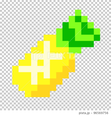 Pineapple dot picture icon 96569756