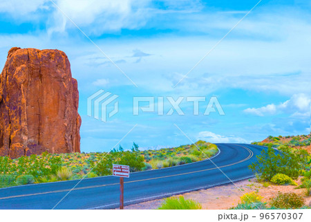 The Valley of Fire State Park, USA. 96570307