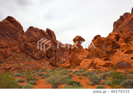 The Valley of Fire State Park, USA. The Valley of Fire State Park, USA. 96570335