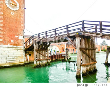 Entrance of the Arsenale. Venice, Italy 96570433