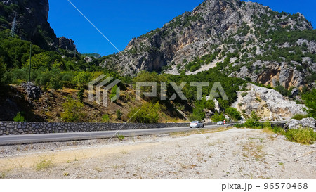 Mountain road near Aglasun, Turkey Mountain road near Aglasun, Turkey 96570468