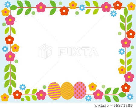 イースター　フレーム　ホワイトスペース 96571289