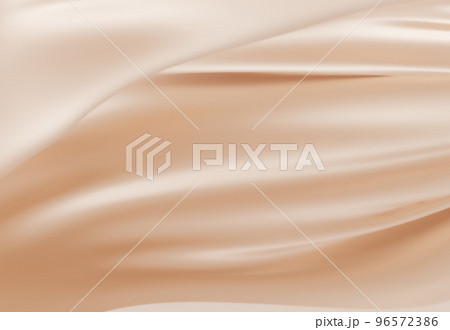 エレガントな金色のサテンシルクのウェーブテクスチャ 96572386