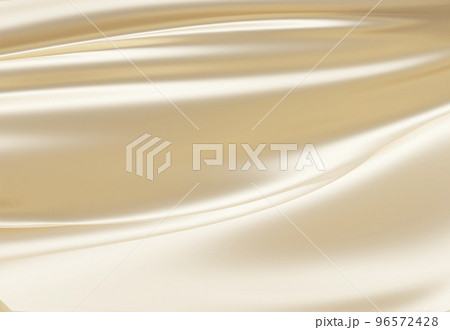 エレガントな金色のサテンシルクのウェーブテクスチャ エレガントな金色のサテンシルクのウェーブテクスチャ 96572428