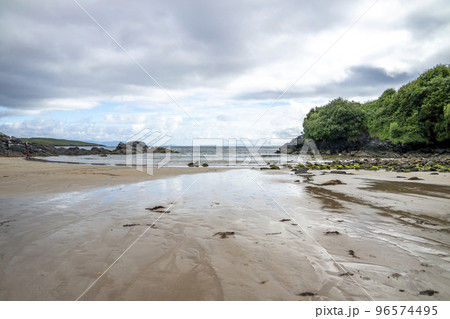 Fintra beach is a beautiful sandy beach by Killybegs, County Donegal, Ireland Fintra beach is a beautiful sandy beach by Killybegs, County Donegal, Ireland 96574495