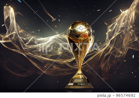 abstract football trophy 96574692