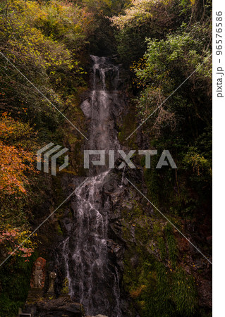 秋の紅葉 佐賀県清水の滝 秋の紅葉 佐賀県清水の滝 96576586