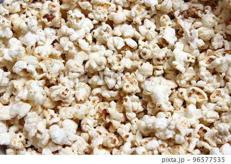 Close-up popcorn background and texture 96577535