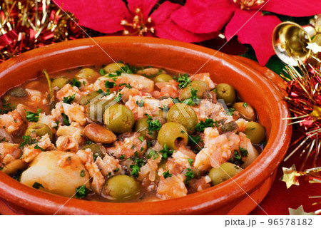 メキシコのバカラオ・ア・ラ・ビスカイーナ エスティロ・メヒカーノ 96578182