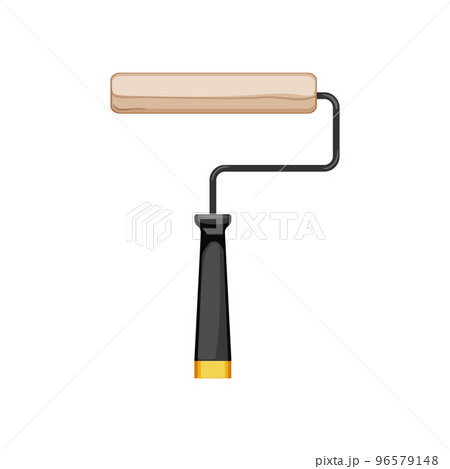 work roller paint cartoon vector illustration work roller paint cartoon vector illustration 96579148