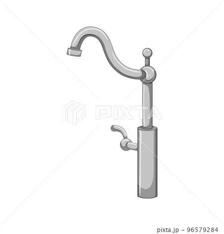 bathroom faucet water cartoon vector illustration 96579284
