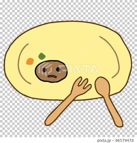 盤子裡剩下的漢堡包 盤子裡剩下的漢堡包 96579478