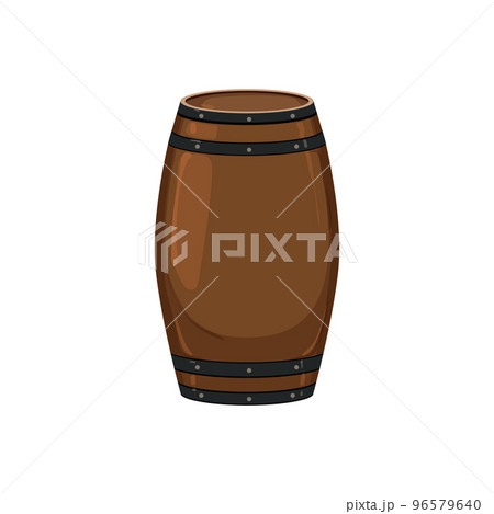 wood barrel wine cartoon vector illustration 96579640