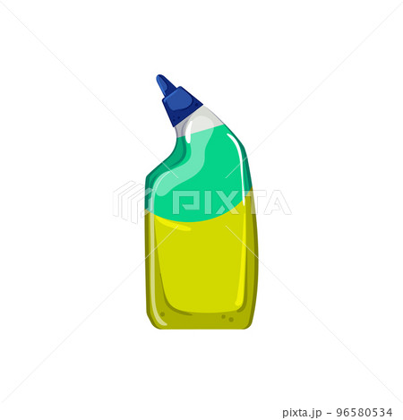 fresh toilet cleaner cartoon vector illustration 96580534