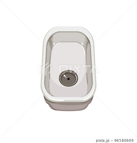 ceramic sink ceramic cartoon vector illustration 96580609