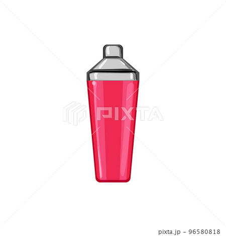 metal cocktail shaker cartoon vector illustration 96580818