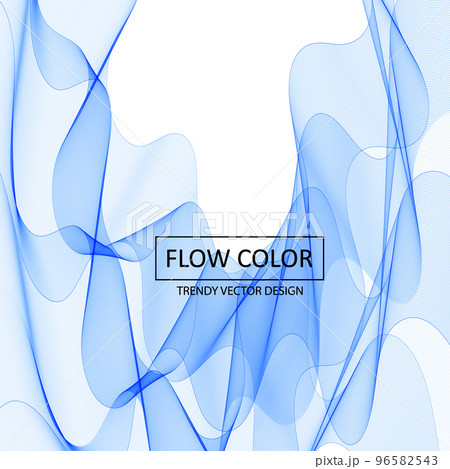 blue wave. layout for presentation, brochure eps 10 96582543
