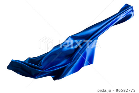 Blue cloth flutters 96582775