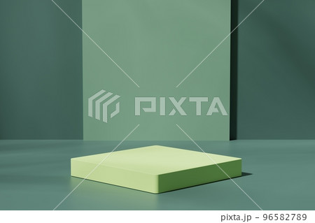 Scene with a podium for product presentation, 3d rendering Scene with a podium for product presentation, 3d rendering 96582789