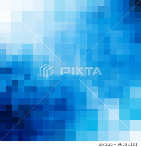 Abstract blue mosaic background - Vector Abstract blue mosaic background - Vector 96583181