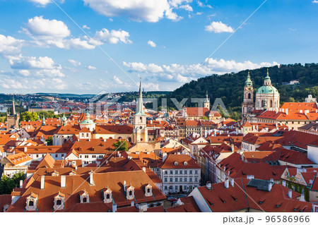 view on roof Old Town, Prague, Czech Republic 96586966
