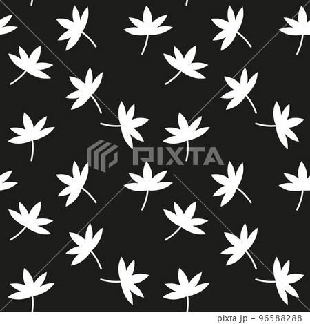 Marijuana leaf pattern. Simple illustration of marijuana leaf vector pattern for web 96588288