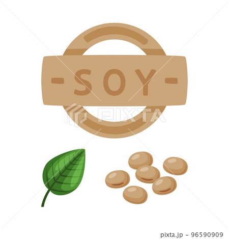 soybeans plant vector