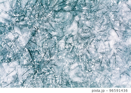 Ice texture original beautiful blue design pattern 96591436