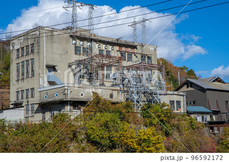 通洞変電所　古河日光発電所　秋の季節　 96592172