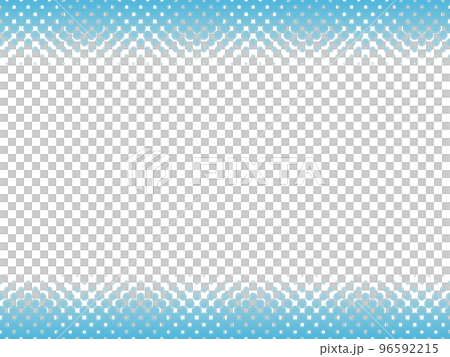 淺藍色半色調邊框素材 96592215